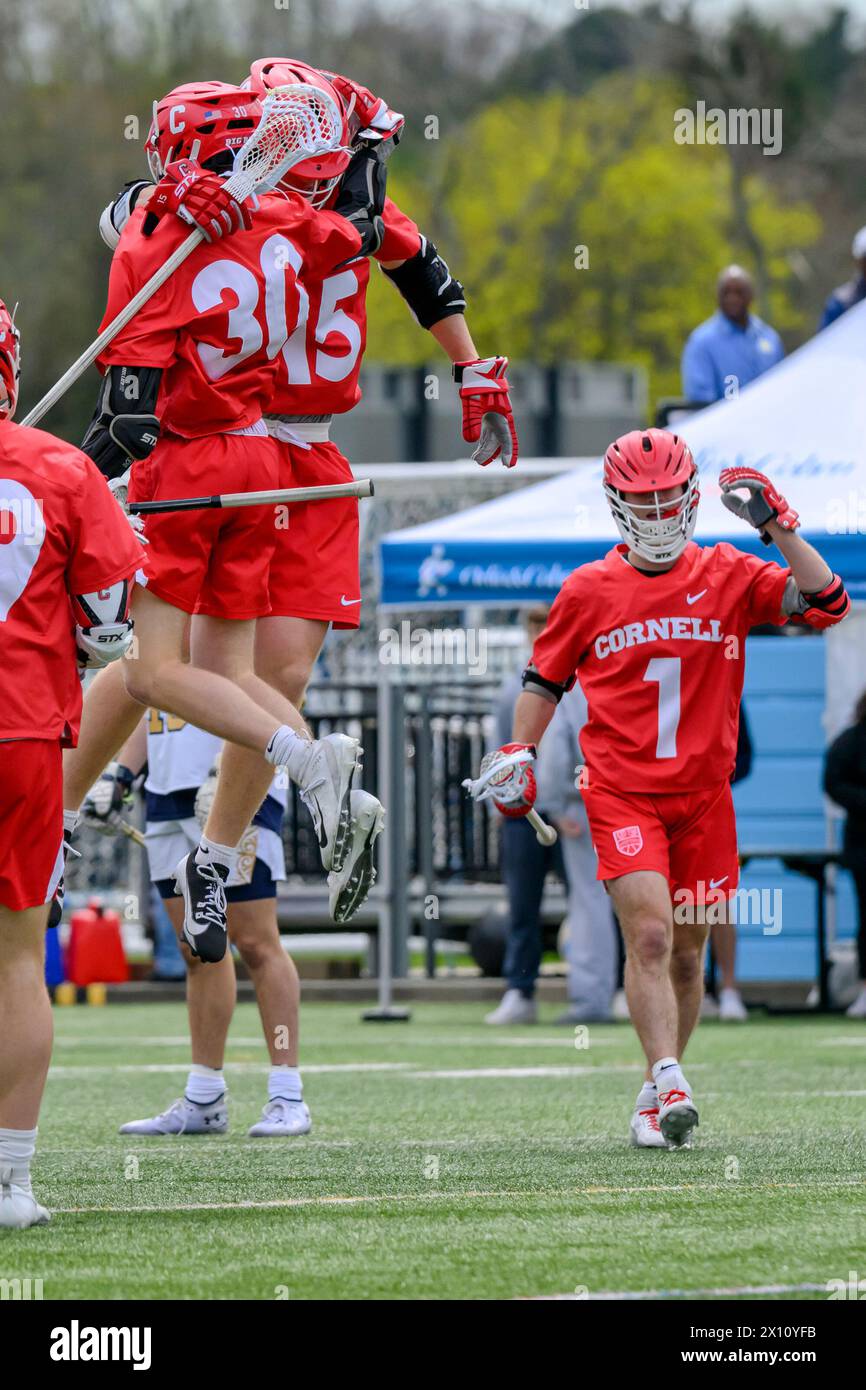Old Westbury, New York, USA. 14th Apr, 2024. CJ KIRST 15 and RYAN