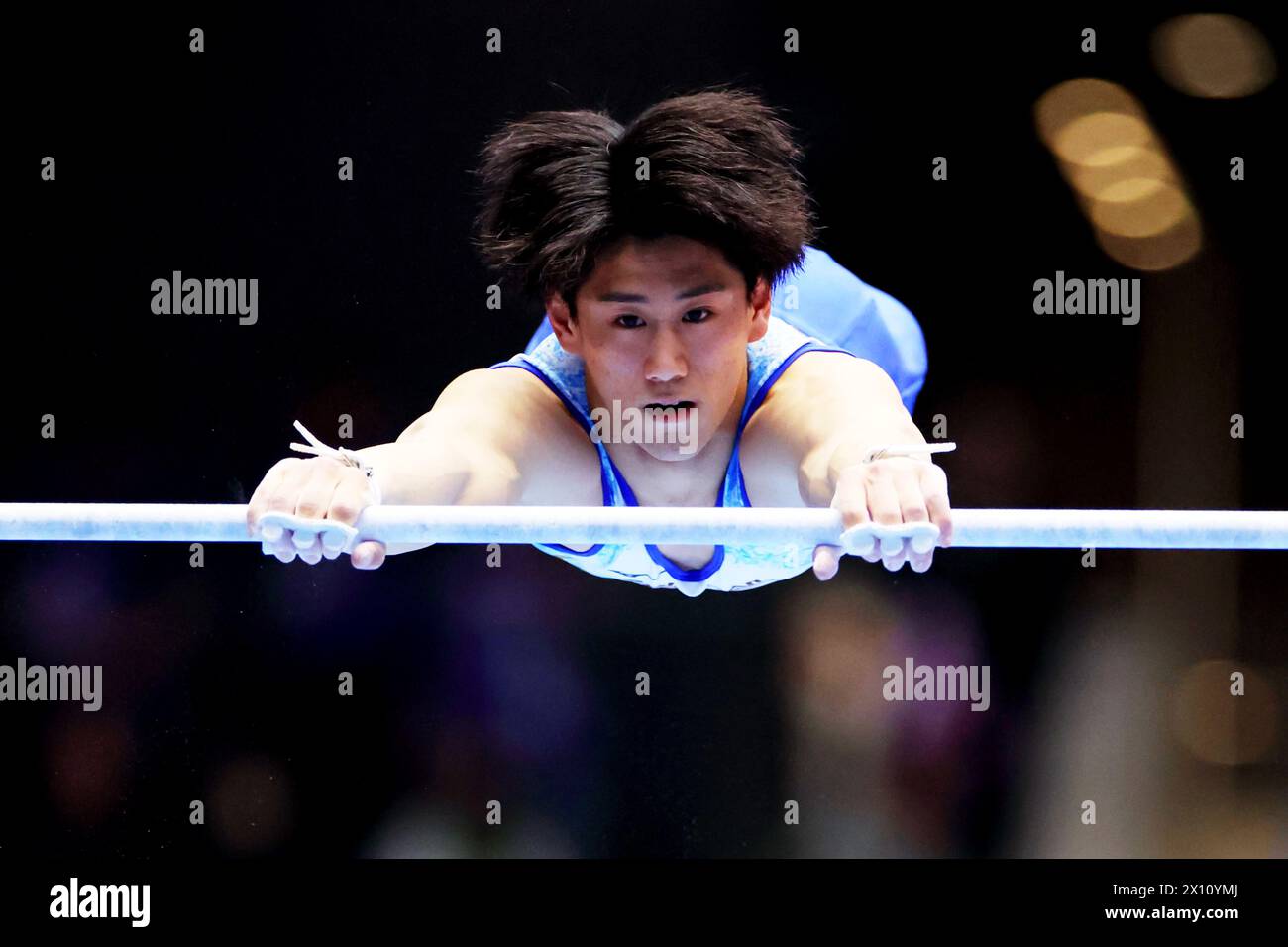 Takasaki Arena, Gunma, Japan. 14th Apr, 2024. Daiki Hashimoto, APRIL 14, 2024 - Artistic Gymnastics : The 78th All Japan Artistic Gymnastics Individual All-Around Championships, Men's Final Horizontal Bar at Takasaki Arena, Gunma, Japan. Credit: Naoki Nishimura/AFLO SPORT/Alamy Live News Stock Photo