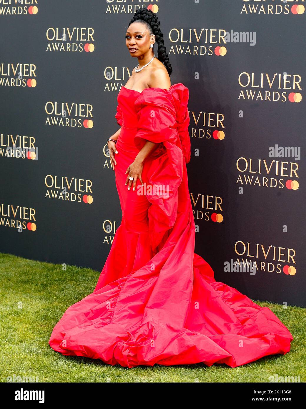 London, UK. 14th Apr, 2024. Beverley Knight attends the Olivier Awards 2024 held at the Royal Albert Hall, London. Credit: SOPA Images Limited/Alamy Live News Stock Photo