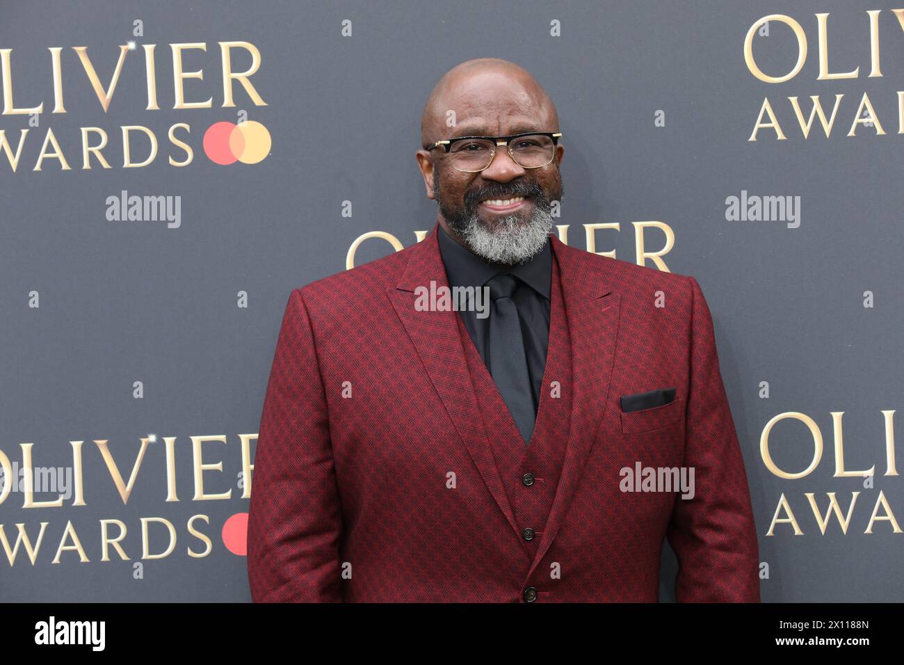 Lucian Msamati attends Olivier Awards 2024 with Mastercard at Royal