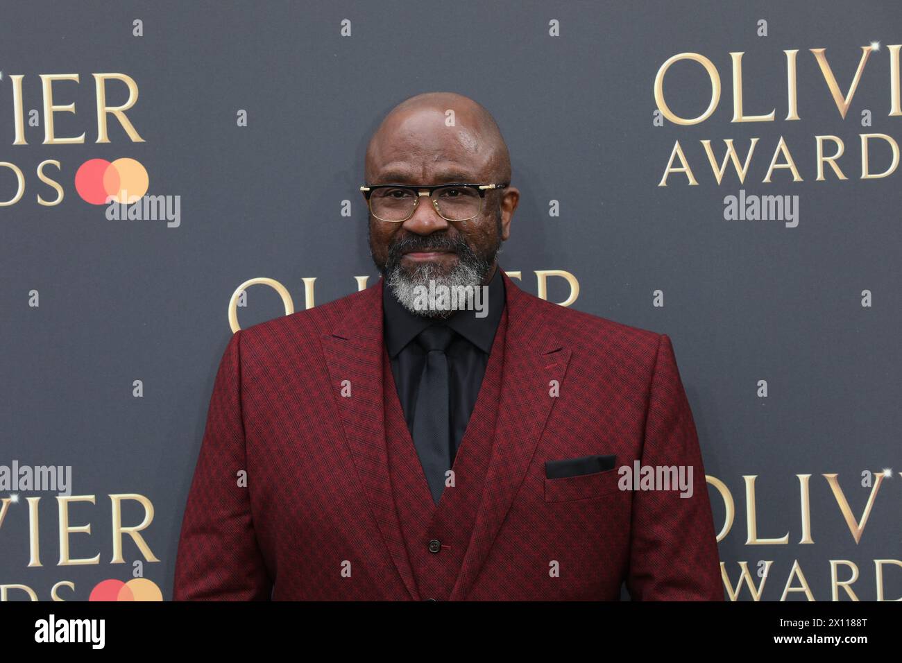 Lucian Msamati attends Olivier Awards 2024 with Mastercard at Royal