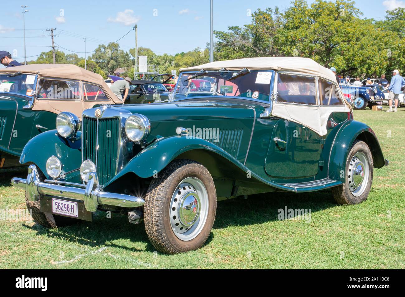 MG T type sports car on display at the 2024 Centenary National Meeting