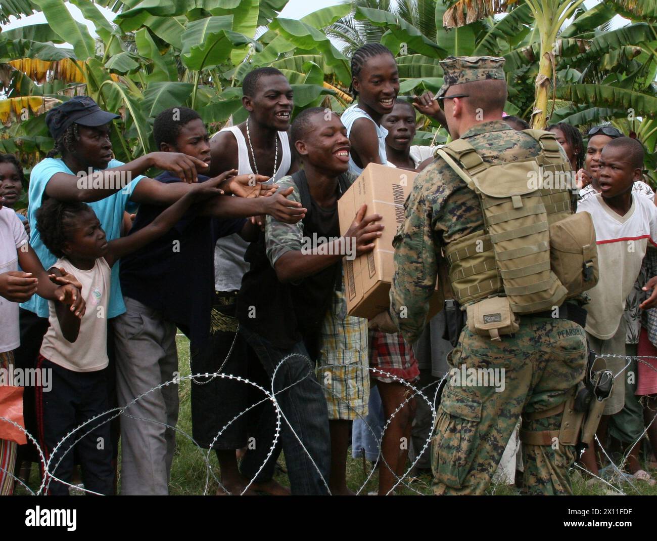Hands out his rations hi-res stock photography and images - Alamy