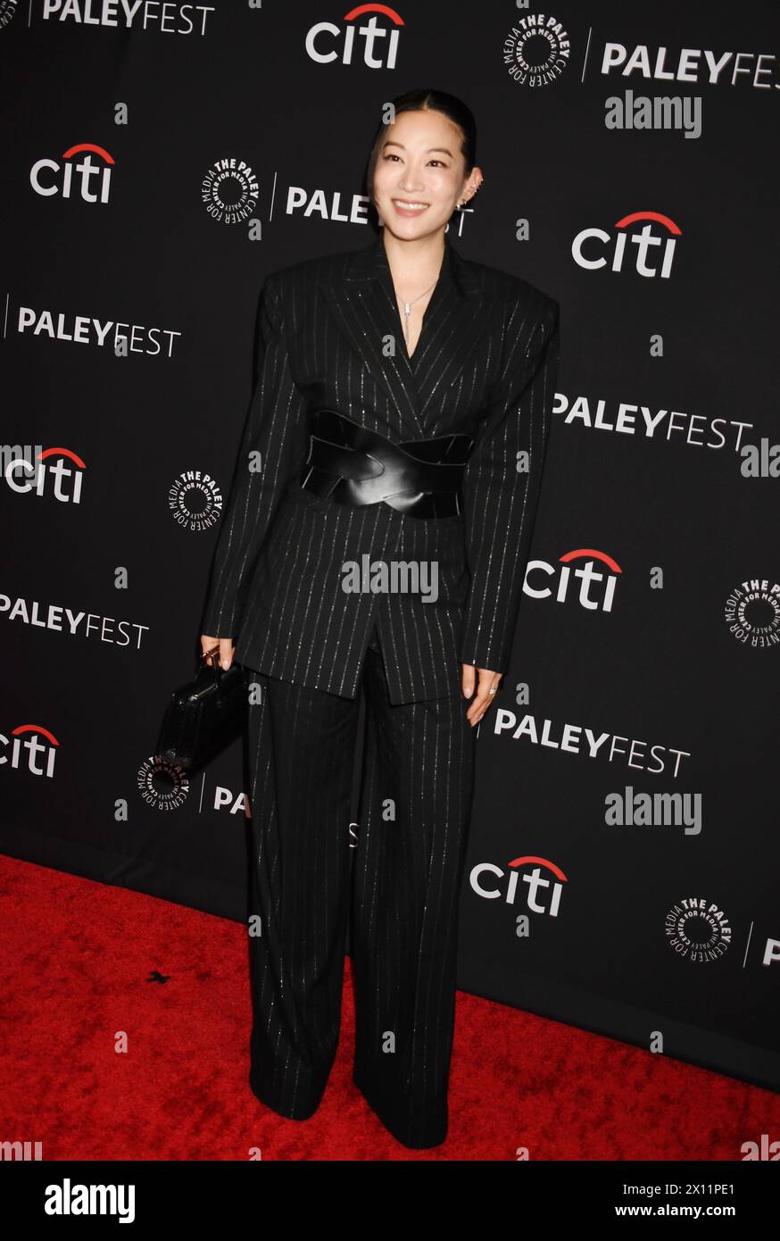 HOLLYWOOD, CALIFORNIA APRIL 14 Arden Cho attends the PaleyFest LA