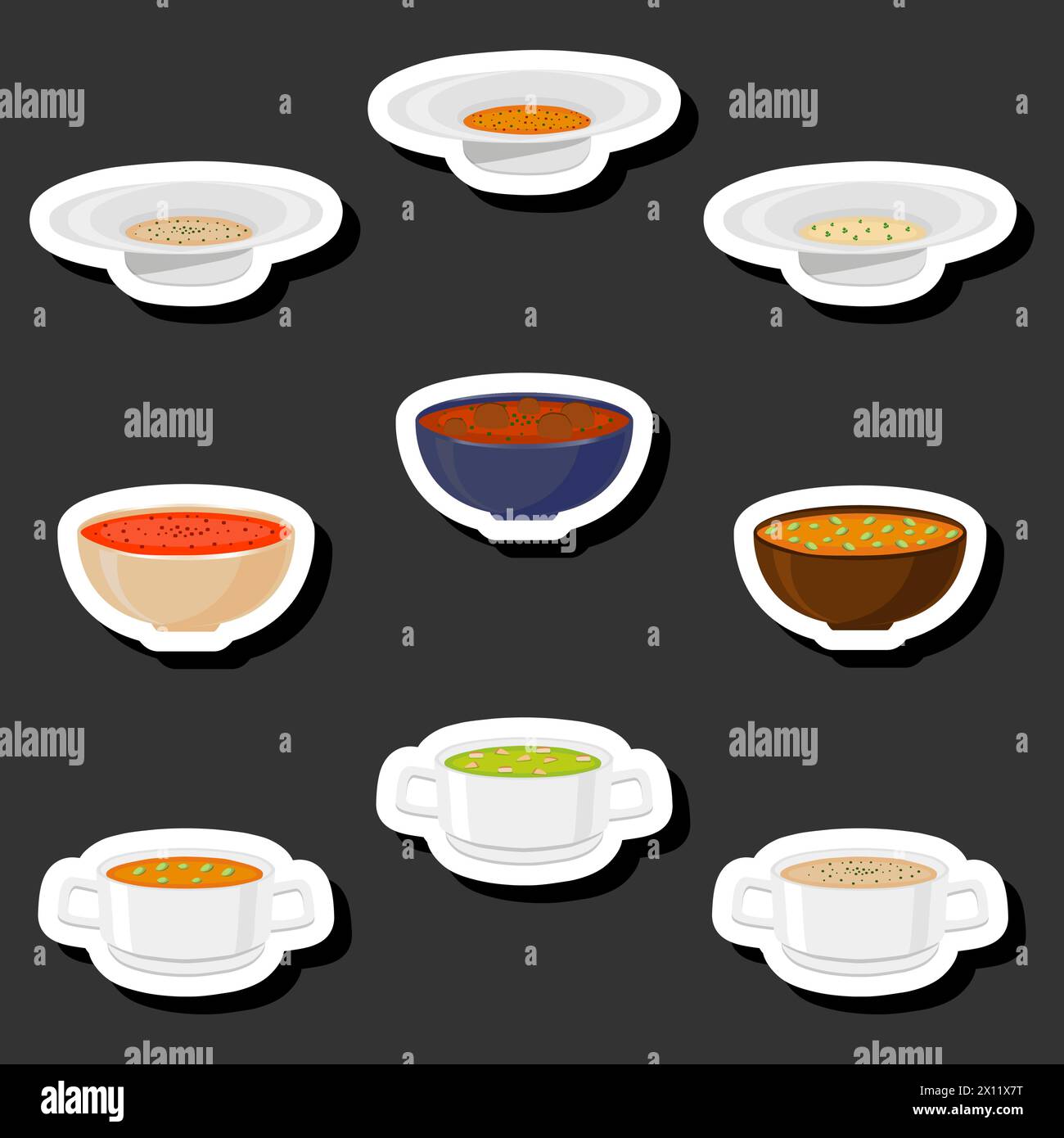 Broth types hi-res stock photography and images - Alamy
