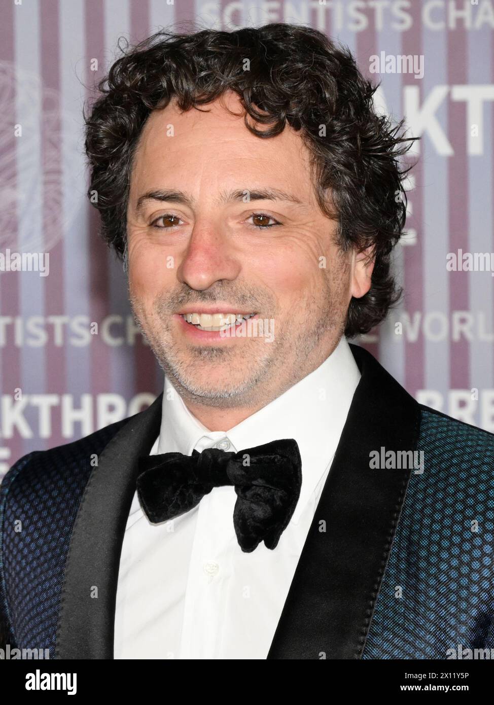April 13, 2024, Los Angeles, California, U.S.: Sergey Brin attends the 2024 Breakthrough Prize. (Credit Image: © Billy Bennight/ZUMA Press Wire) EDITORIAL USAGE ONLY! Not for Commercial USAGE! Stock Photo