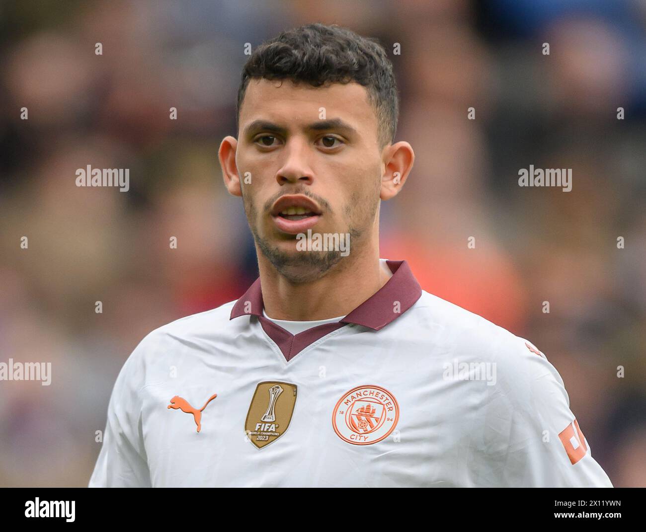 London, UK. 06th Apr, 2024  - Crystal Palace v Manchester City - Premier League - Selhurst Park.                                                                   Matheus Nunes in action against Crystal Palace.                              Picture Credit: Mark Pain / Alamy Live News Stock Photo