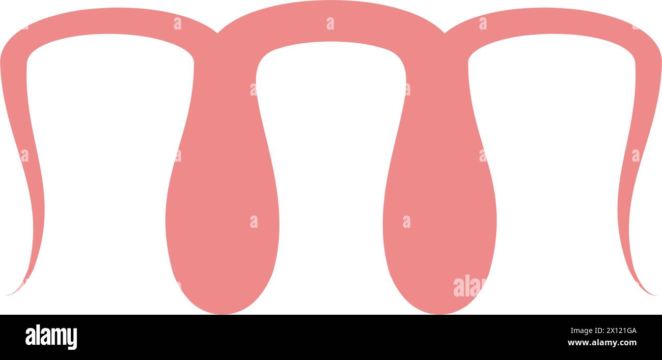dentist teeth logo prosthetic icon vector design Stock Vector
