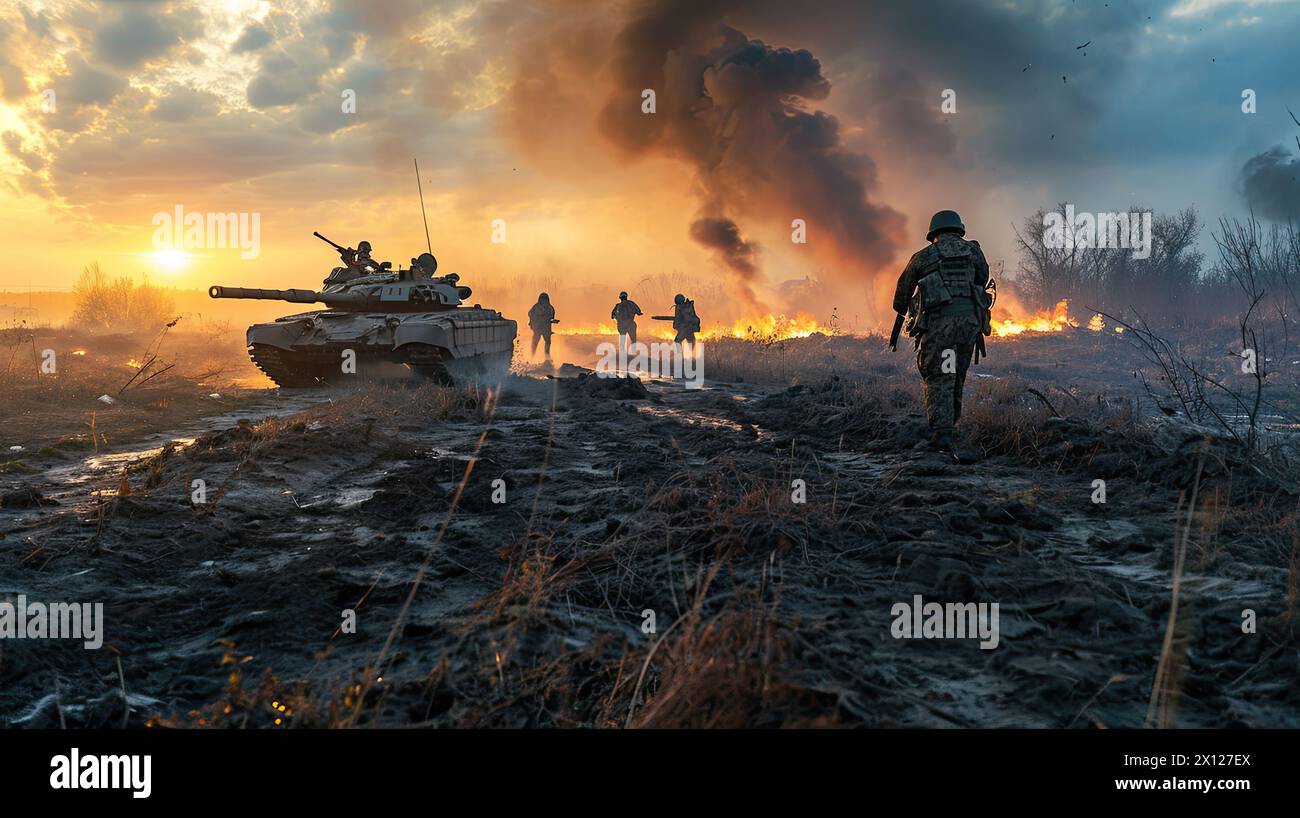 Battlefield tanks hi-res stock photography and images - Alamy