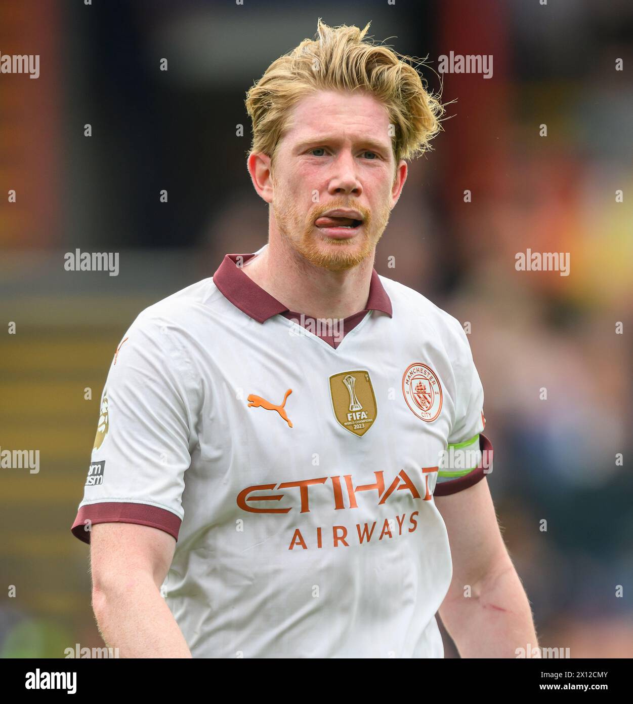 London, UK. 06th Apr, 2024  - Crystal Palace v Manchester City - Premier League - Selhurst Park.                                                                        Kevin De Bruyne in action against Crystal Palace.                             Picture Credit: Mark Pain/ Alamy Live News Stock Photo