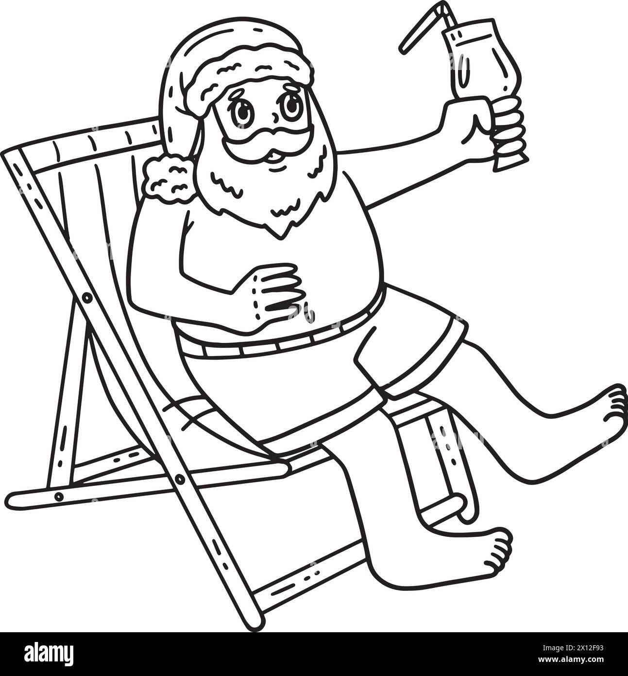 Christmas In July Santa Sunbathing Isolated Stock Vector Image Art christmas-in-july-santa-sunbathing-isolated-stock-vector-image-art