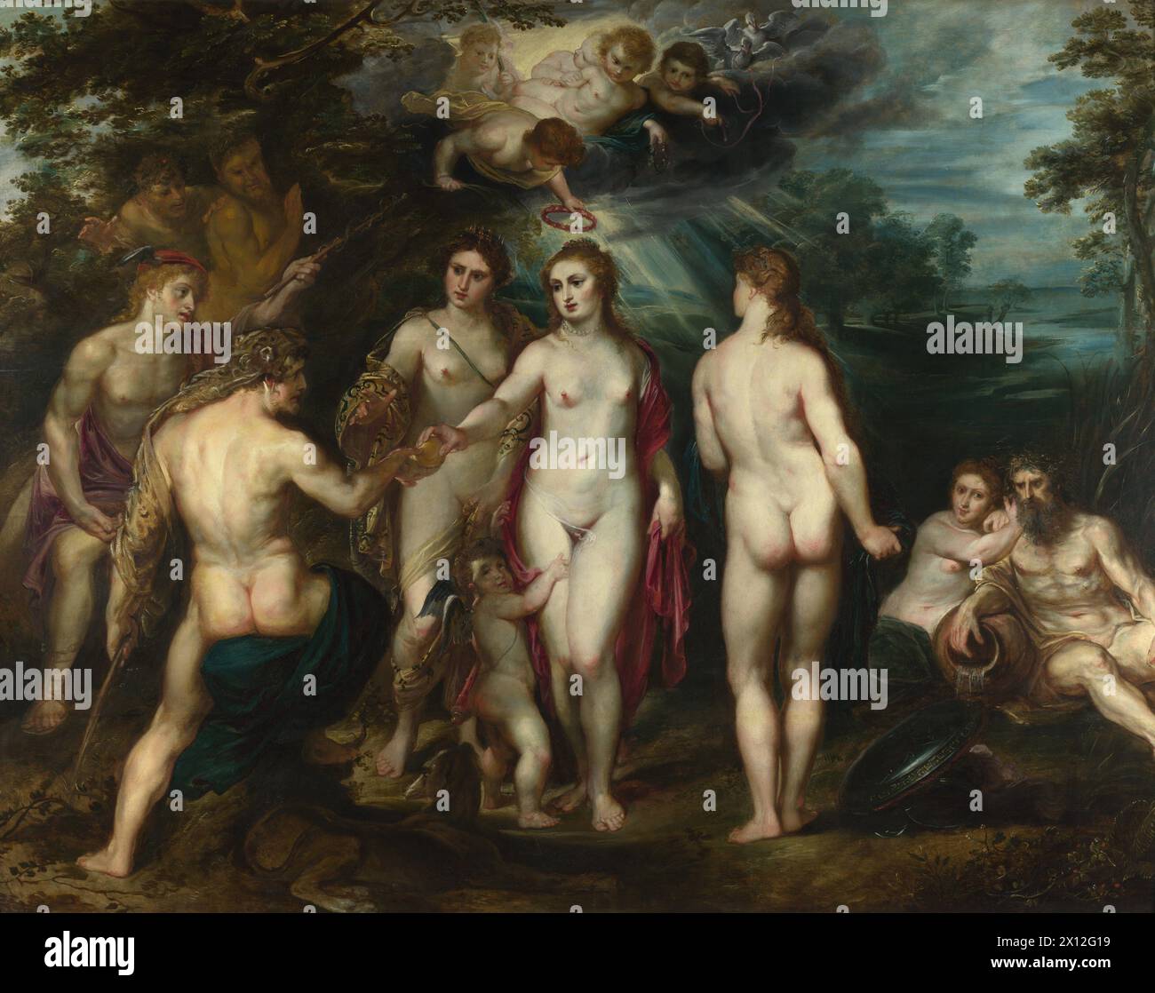 Judgement of Paris  Peter Paul Rubens Stock Photo