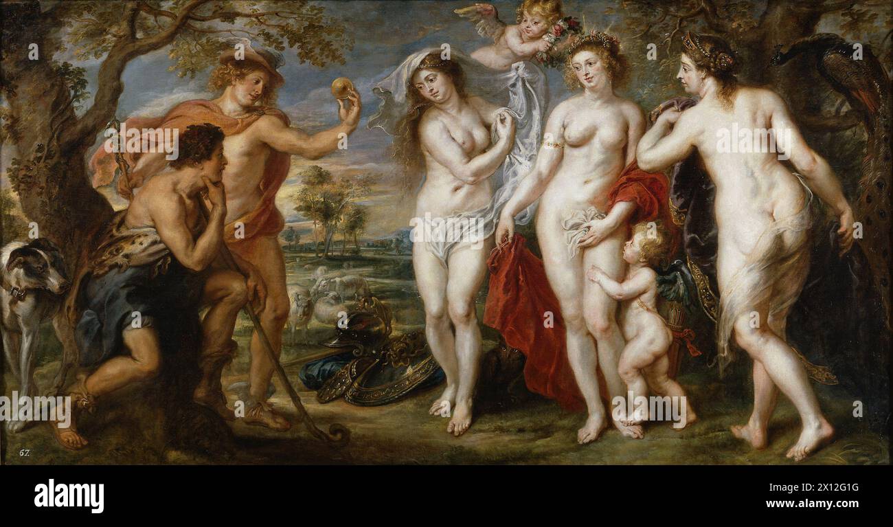Judgement of Paris  Peter Paul Rubens Stock Photo