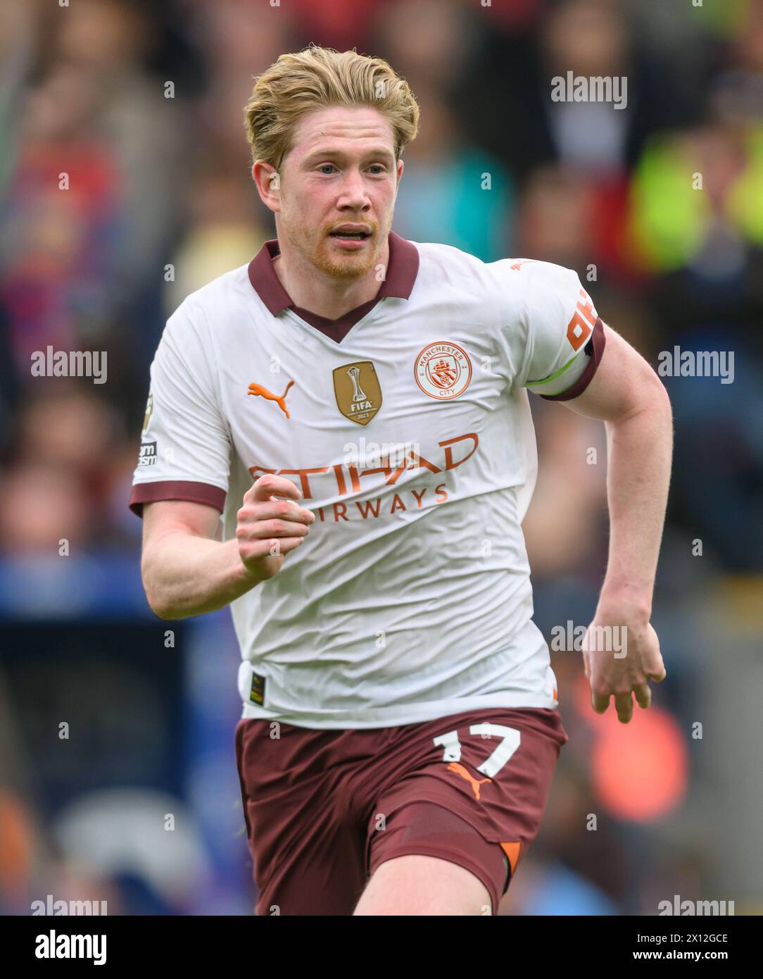 06 Apr 2024 - Crystal Palace v Manchester City - Premier League - Selhurst Park.  Kevin De Bruyne in action against Crystal Palace. Picture : Mark Pain / Alamy Live News Stock Photo