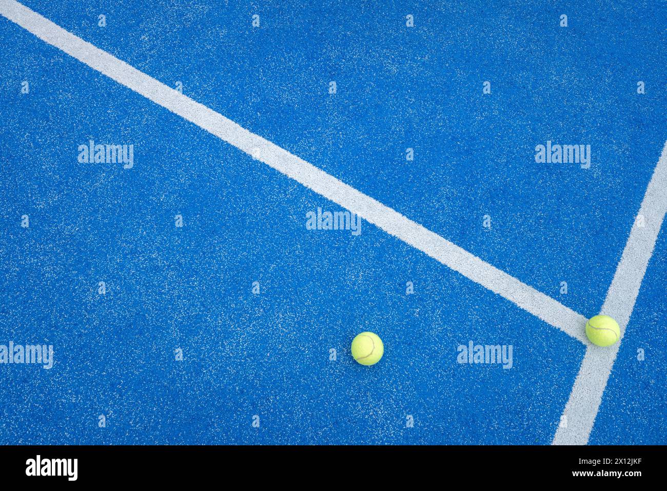 top view of a ball in a paddle tennis court Stock Photo - Alamy