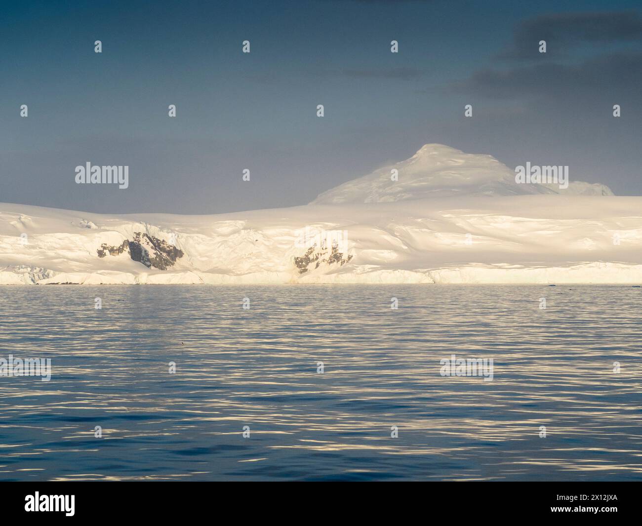 Trinity Island, from the Orleans Strait, Antarctica Stock Photo