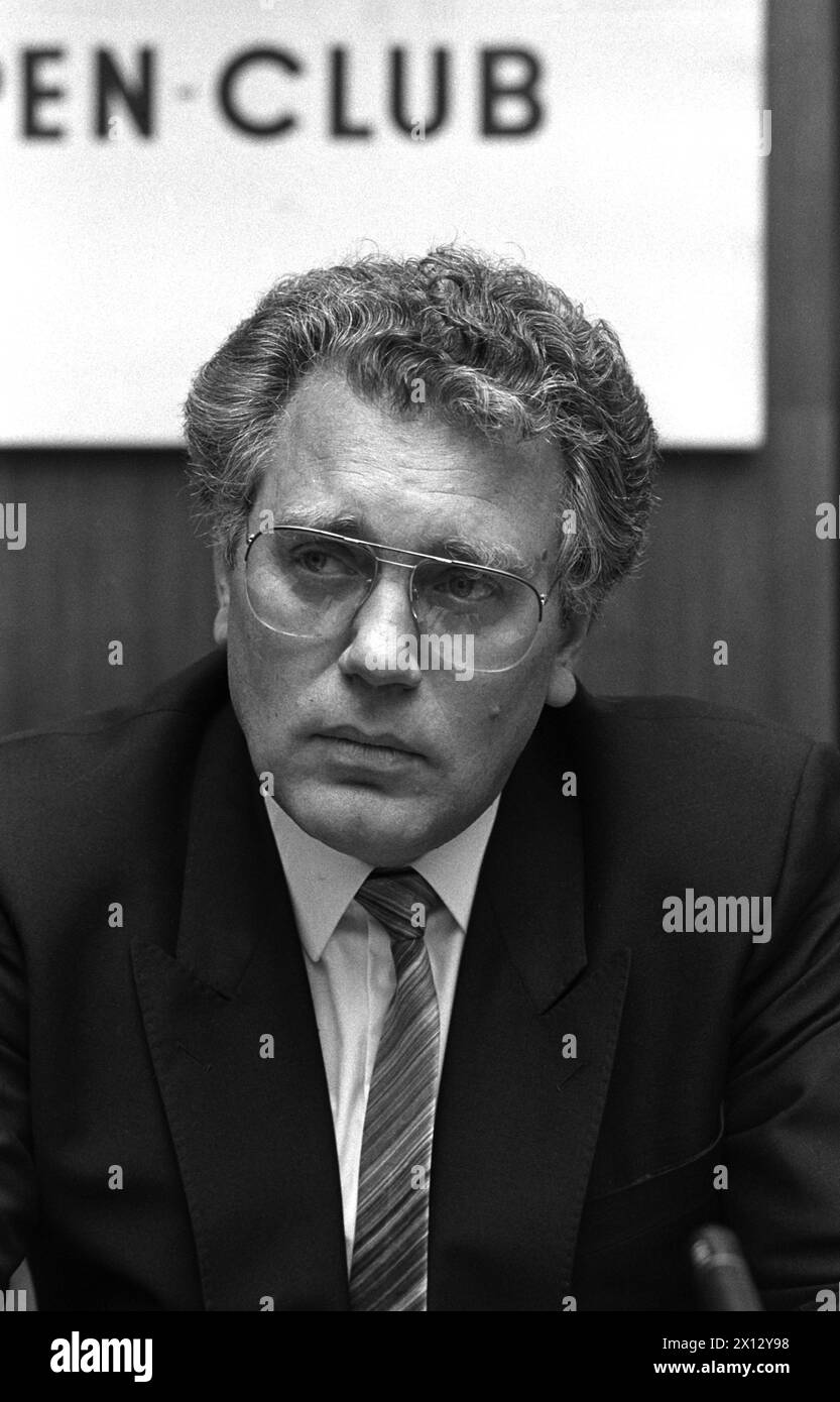 Austrian minister Rudolf Streicher on 13 June 1986. 19860613 PD0010