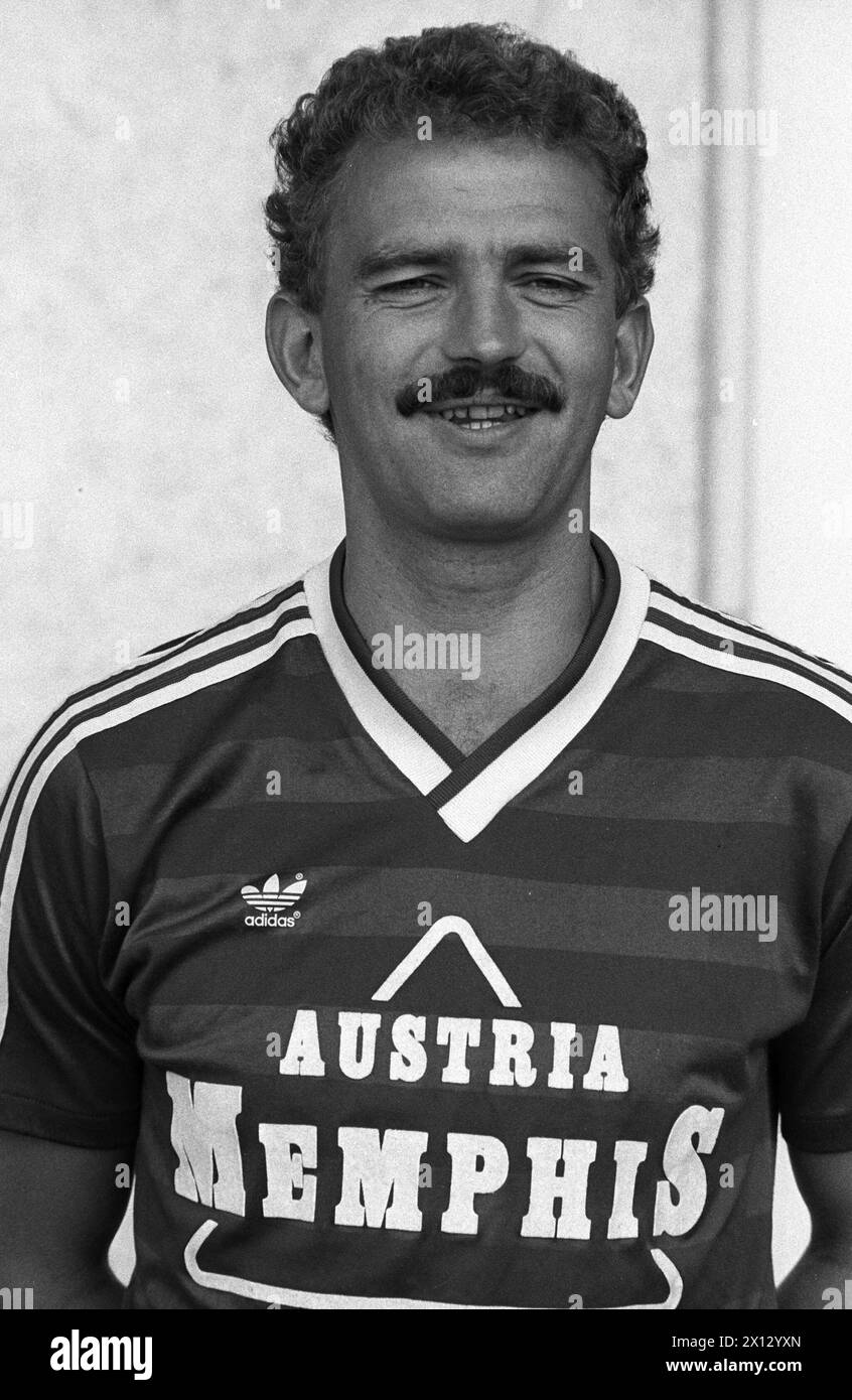 Austrian footballer Herbert Prohaska (Austria Wien), captured on 21 July 1986. - 19860721 PD0010 - Rechteinfo: Rights Managed (RM) Stock Photo