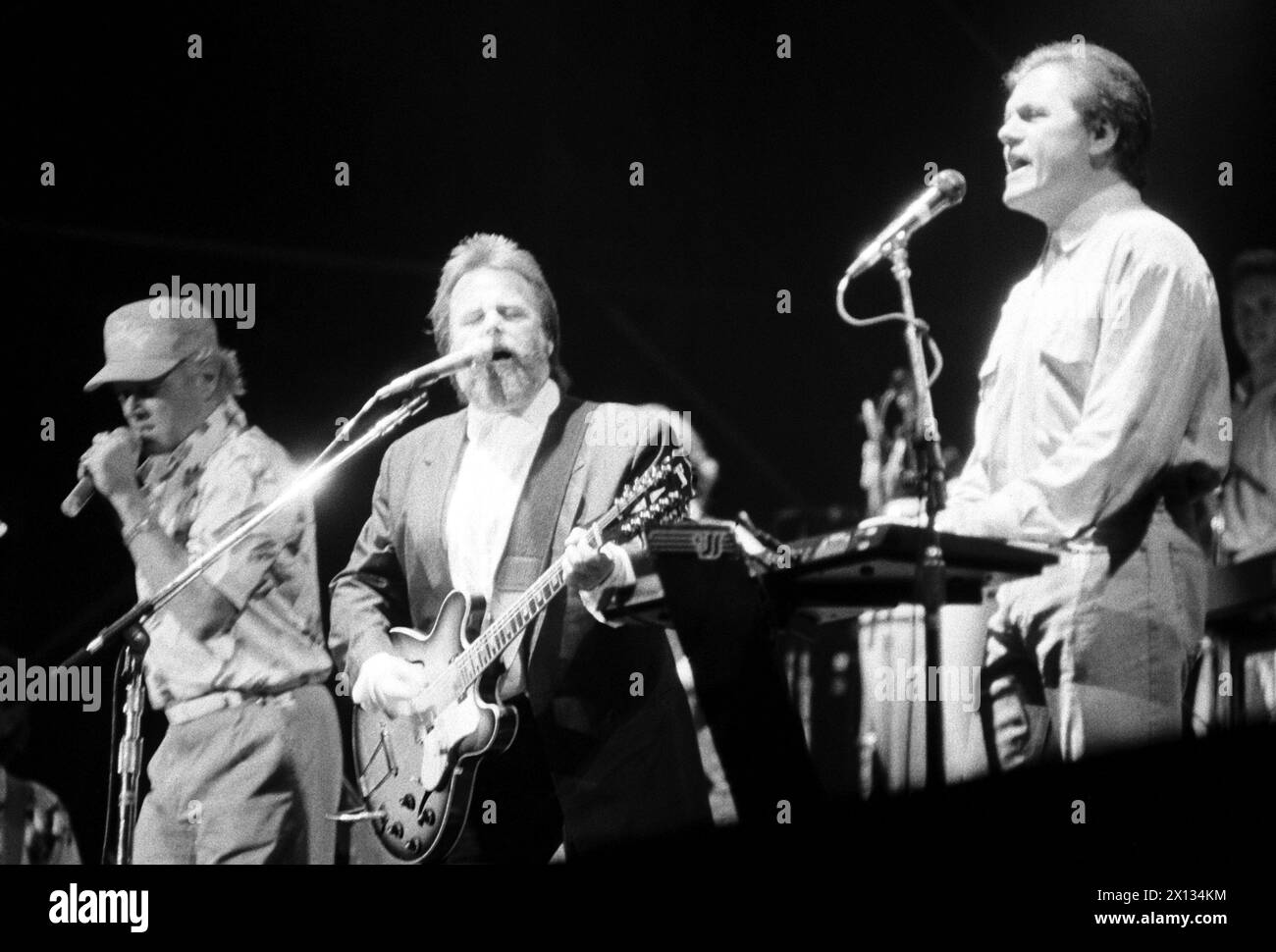 Concert of the Beach Boys in Vienna's Prater Stadium on September 16th 1989. - 19890917 PD0012 - Rechteinfo: Rights Managed (RM) Stock Photo