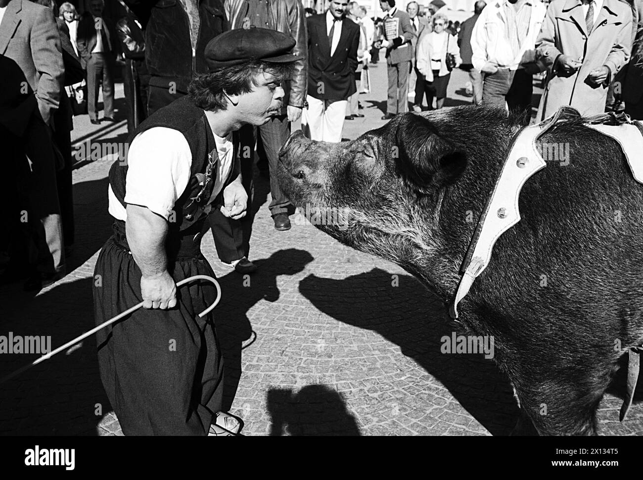 Vienna on October 17th 1989: Sales campaign of Austria's National