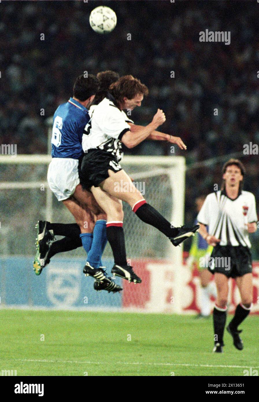 Rome on June 9th 1990 Match between Austria and Italy in the context