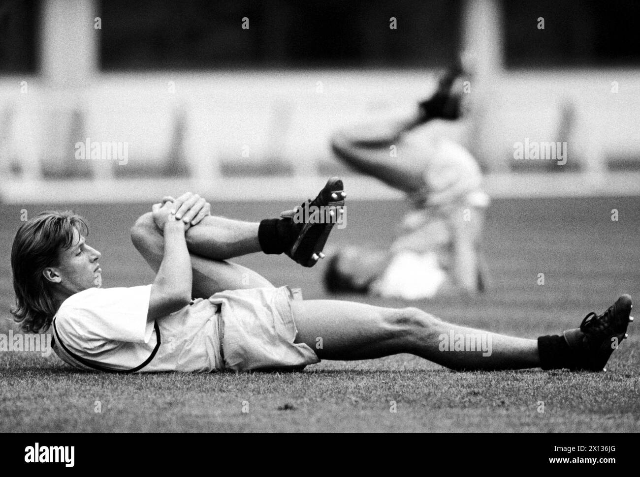 Vienna on August 20th 1990: Austria's national football team had a training session for the upcoming friendly match against Switzerland. In the picture: Wolfgang Feiersinger. - 19900820 PD0005 - Rechteinfo: Rights Managed (RM) Stock Photo