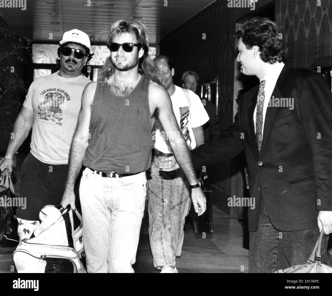 Andre agassi sunglasses Black and White Stock Photos & Images Alamy