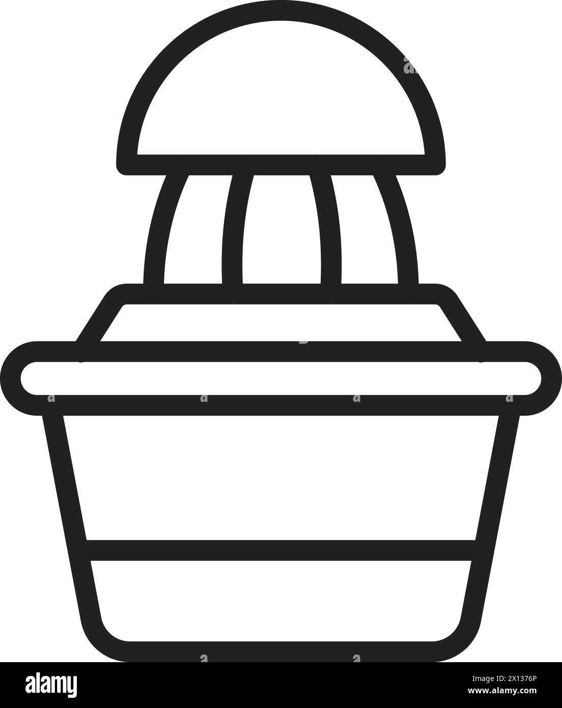 Squeezer icon vector image. Suitable for mobile application web application and print media. Stock Vector
