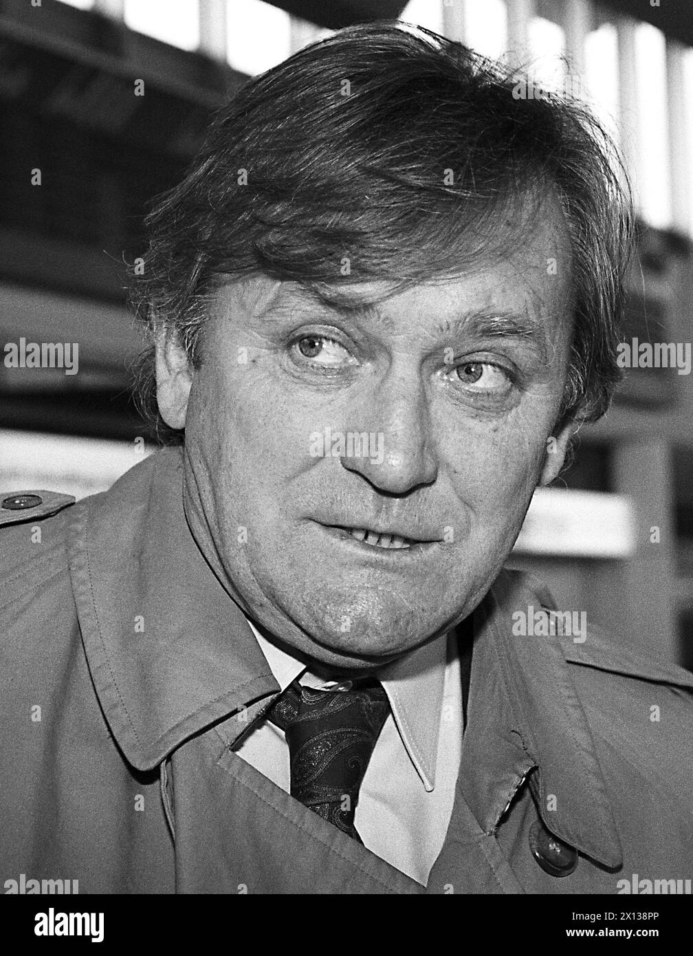 Ivica Osim, team chef of Yugoslavia's football national team, captured at the airport Vienna