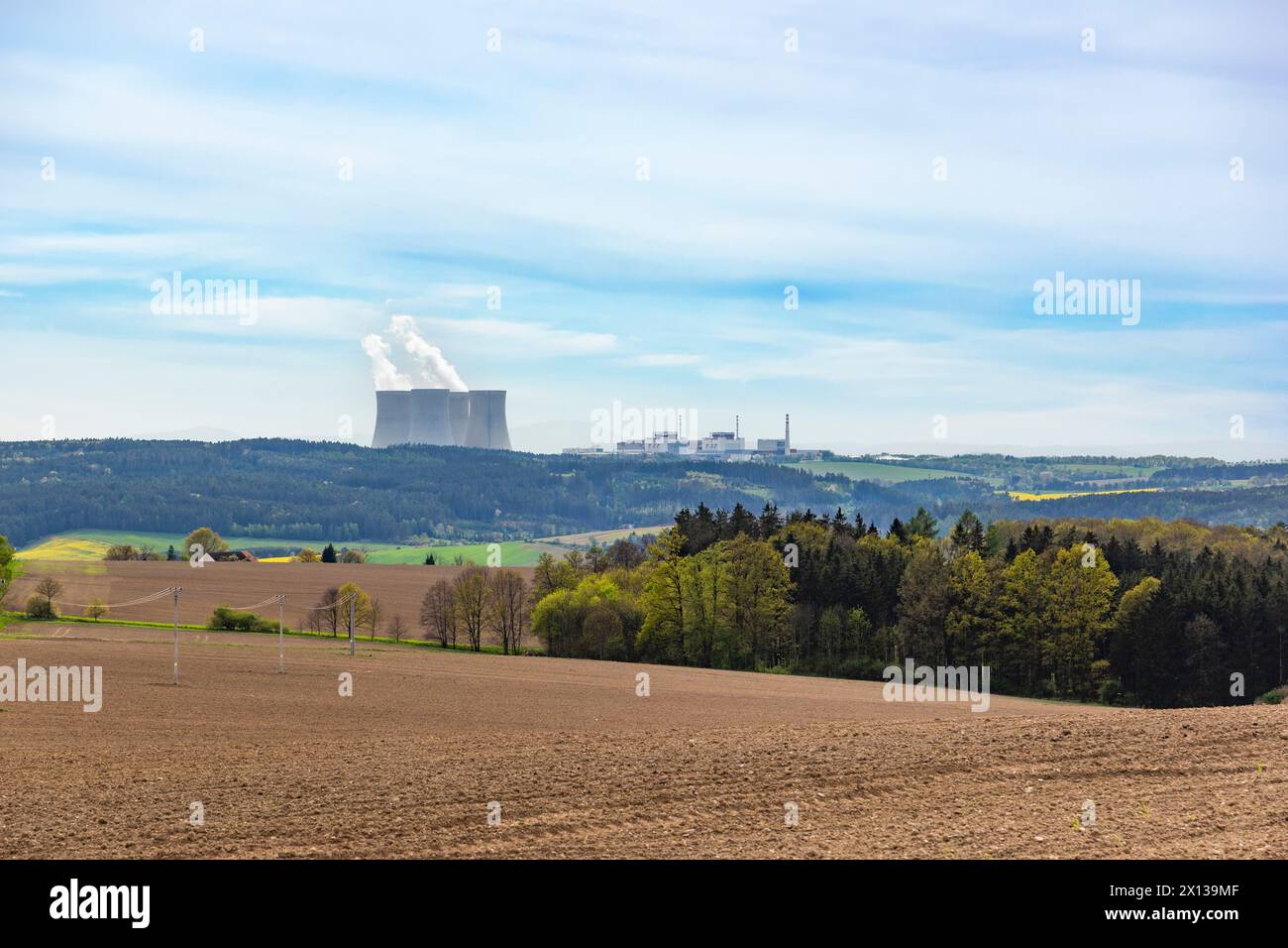 Teemlin Mapa Temelin nuclear power station. Czechia Stock Photo - Alamy
