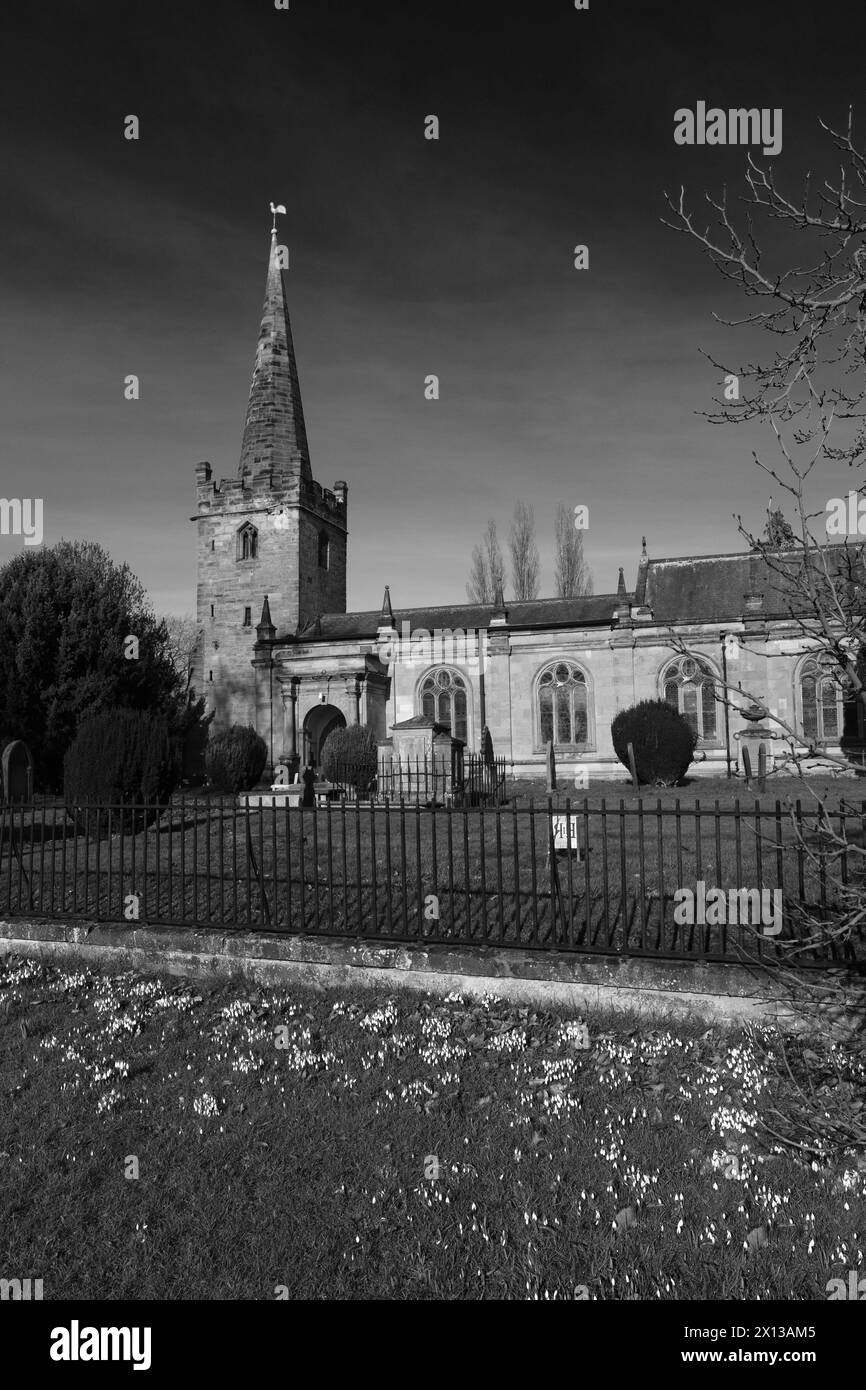 St Edmund's Church, Holme Pierrepont, Nottinghamshire, England, UK Stock Photo