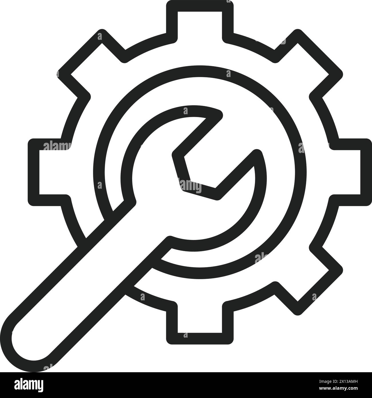 Troubleshooting icon vector image. Suitable for mobile application web application and print media. Stock Vector