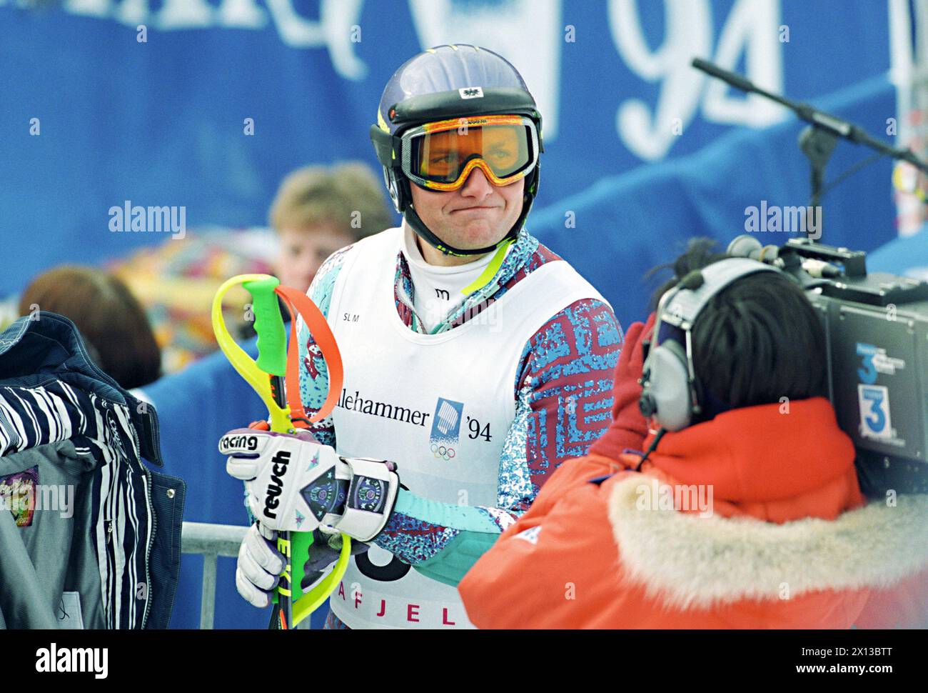 Carte Autographe Originale – Thomas Stanggassinger, Autriche, Or Olympique 1994 (ski Alpin)