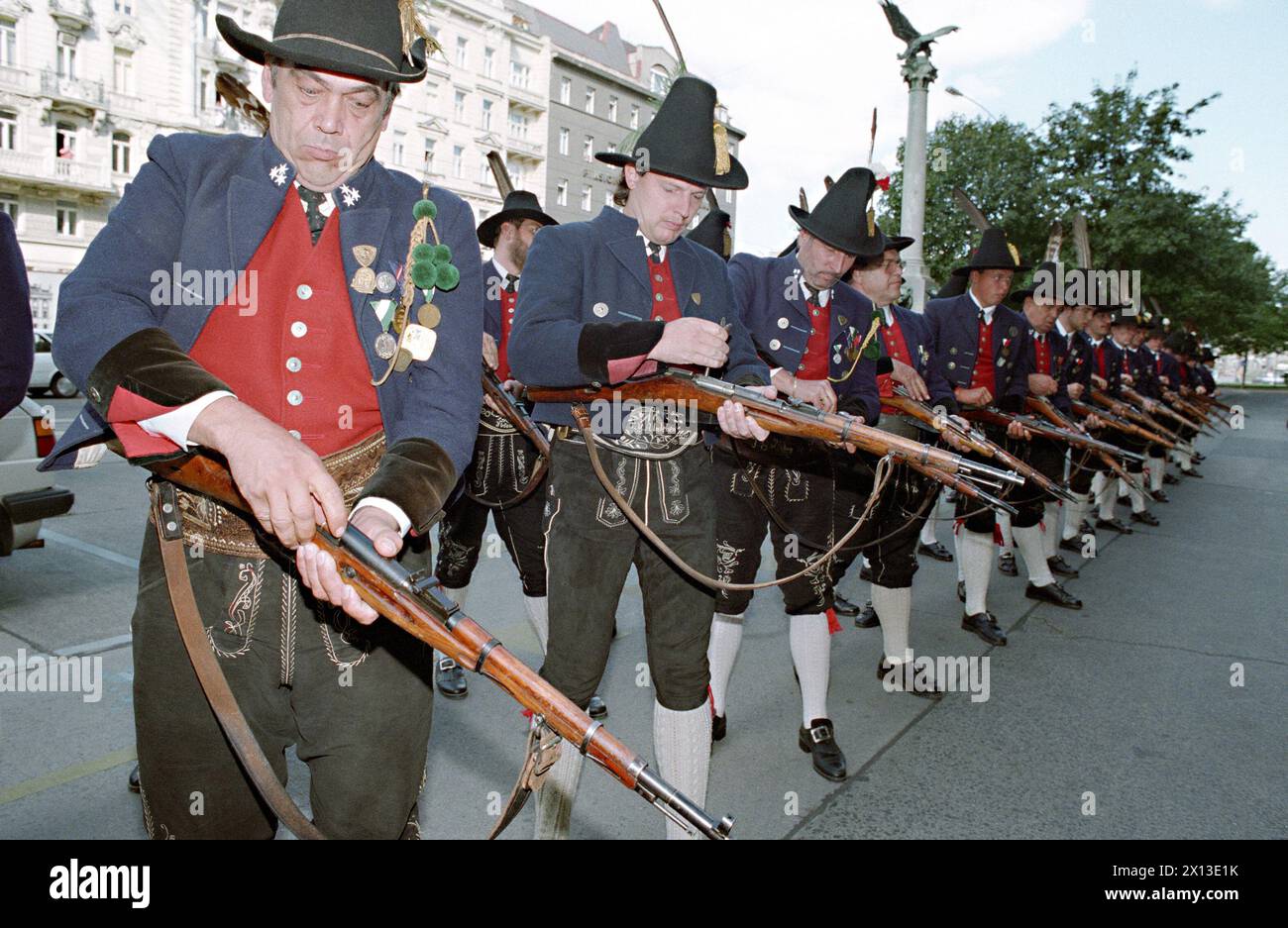 The Tyrolean shooters photographed on September 16 1994. - 19940916 ...