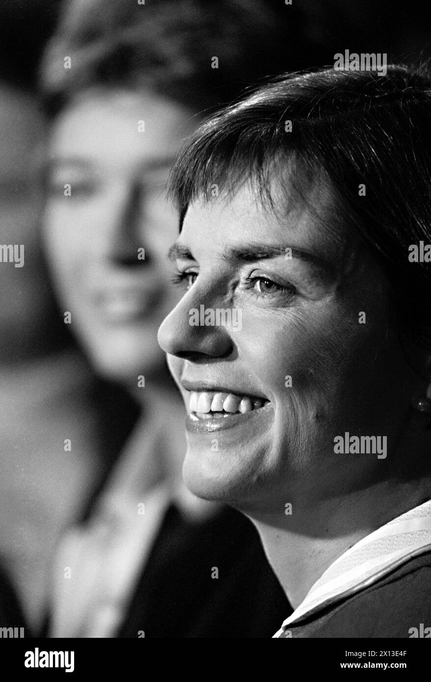 Vienna on October 9th 1994: Madeleine Petrovic of Austria's Green Party was one of the winners of today's parliamentary elections. - 19941009 PD0014 - Rechteinfo: Rights Managed (RM) Stock Photo