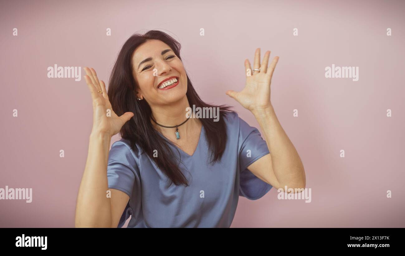 Mature woman poses radiant hi-res stock photography and images - Alamy