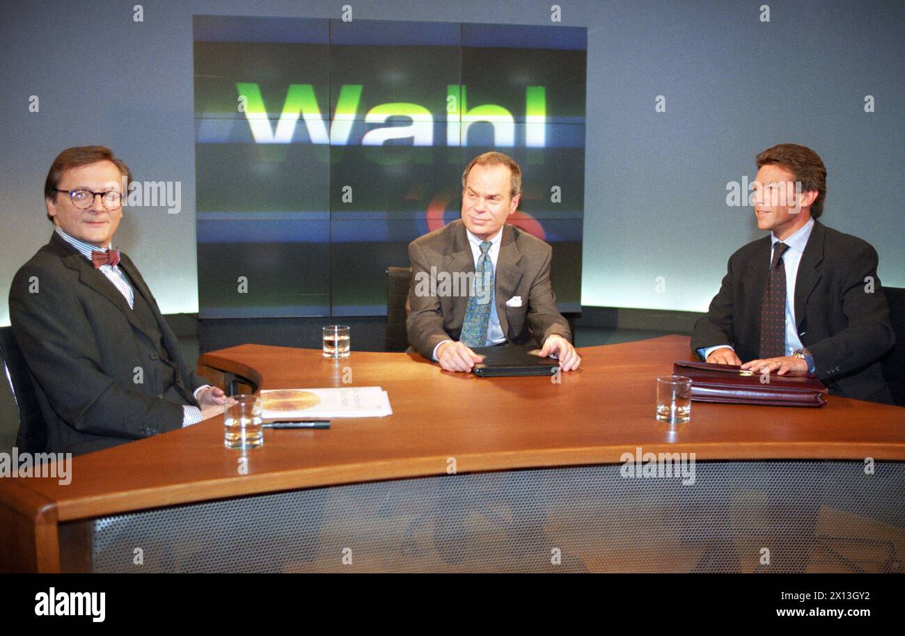 On November 16th 1995, the TV confrontation on occasion of the upcoming ...