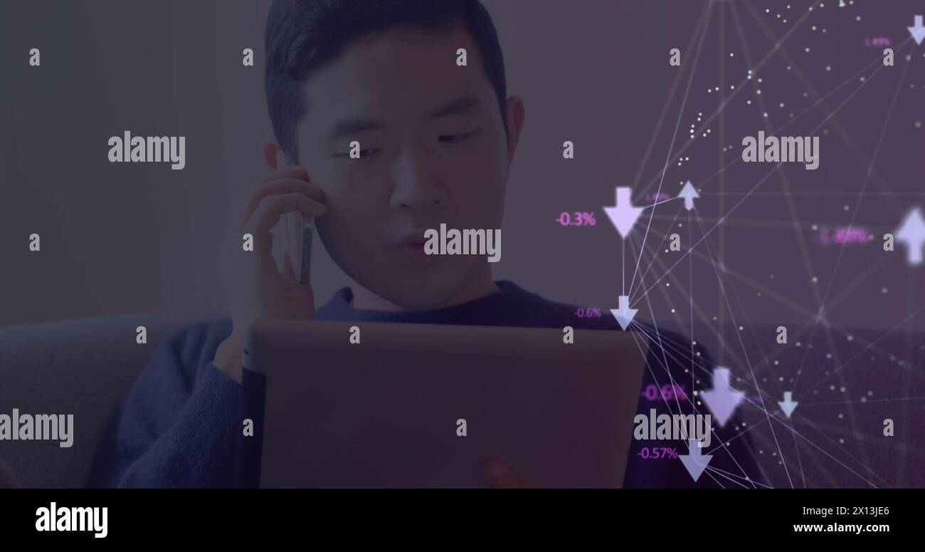 Asian telecommunication network connected hi-res stock photography and ...