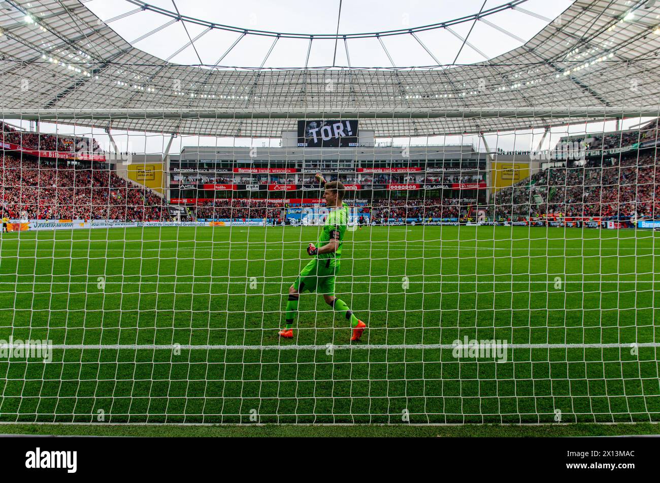 April 14, 2024, Leverkusen, North RhineWestphalia, Germany Bayer