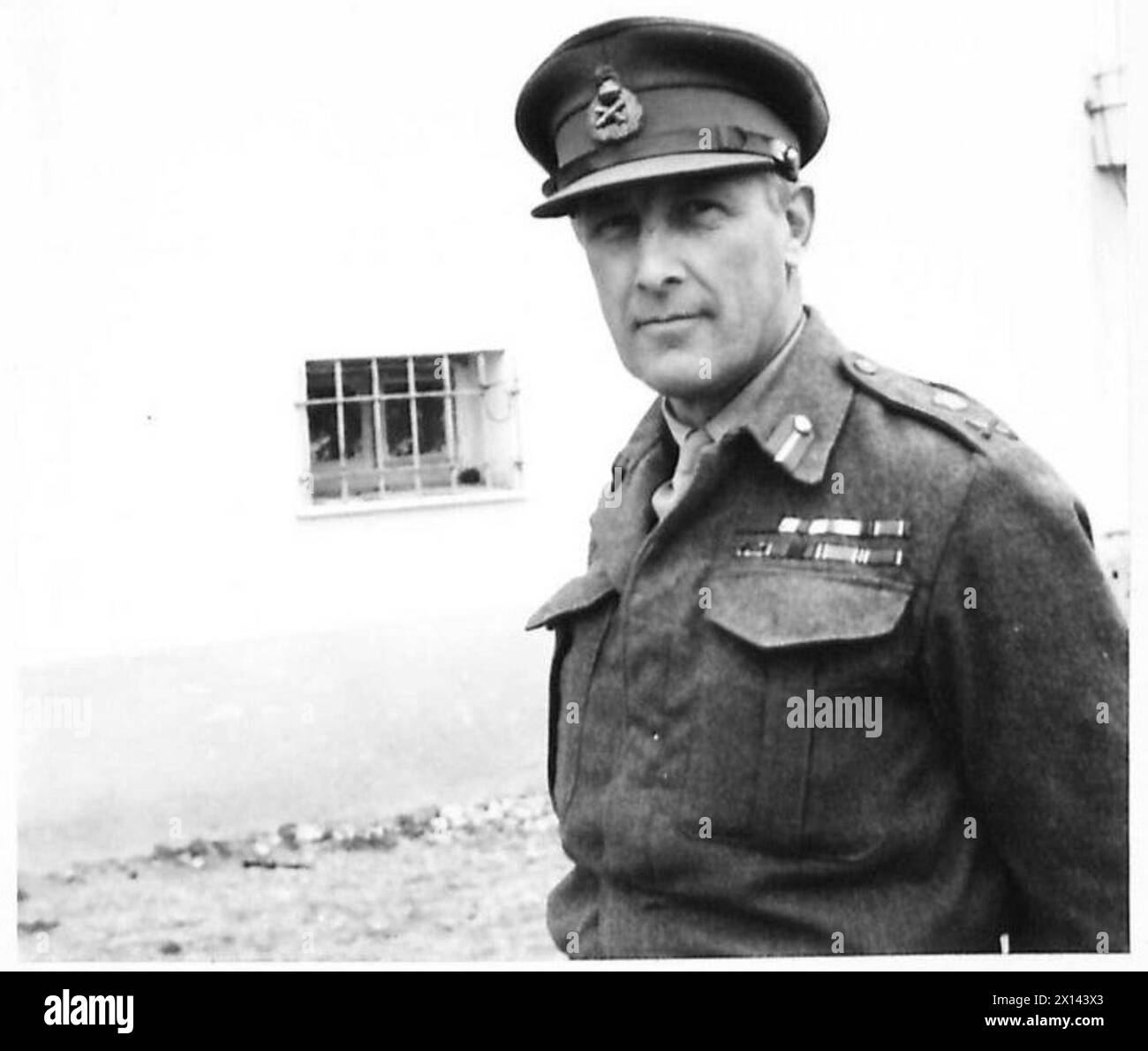 Kenneth Anderson Guard Lieut. General K.A.N. Anderson is pictured during his inspection tour ...