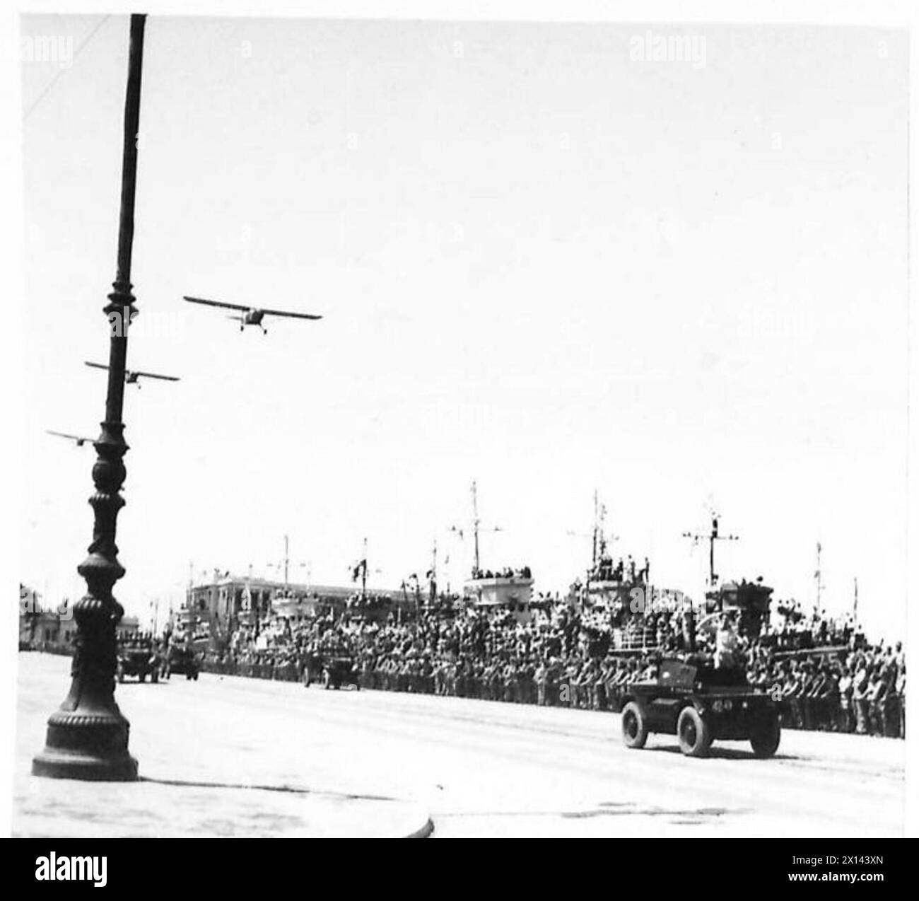 ANNIVERSARY PARADE - Armoured vehicles of 56 (London) Division with