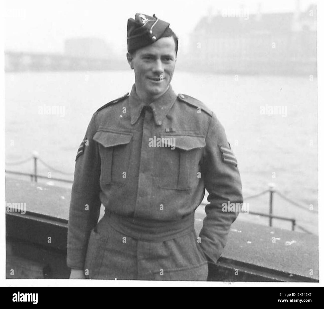 SERGEANT MAIL, DCM.,DESERT TANK BUSTER - Sergeant E.A. Mail, DCM British Army Stock Photo
