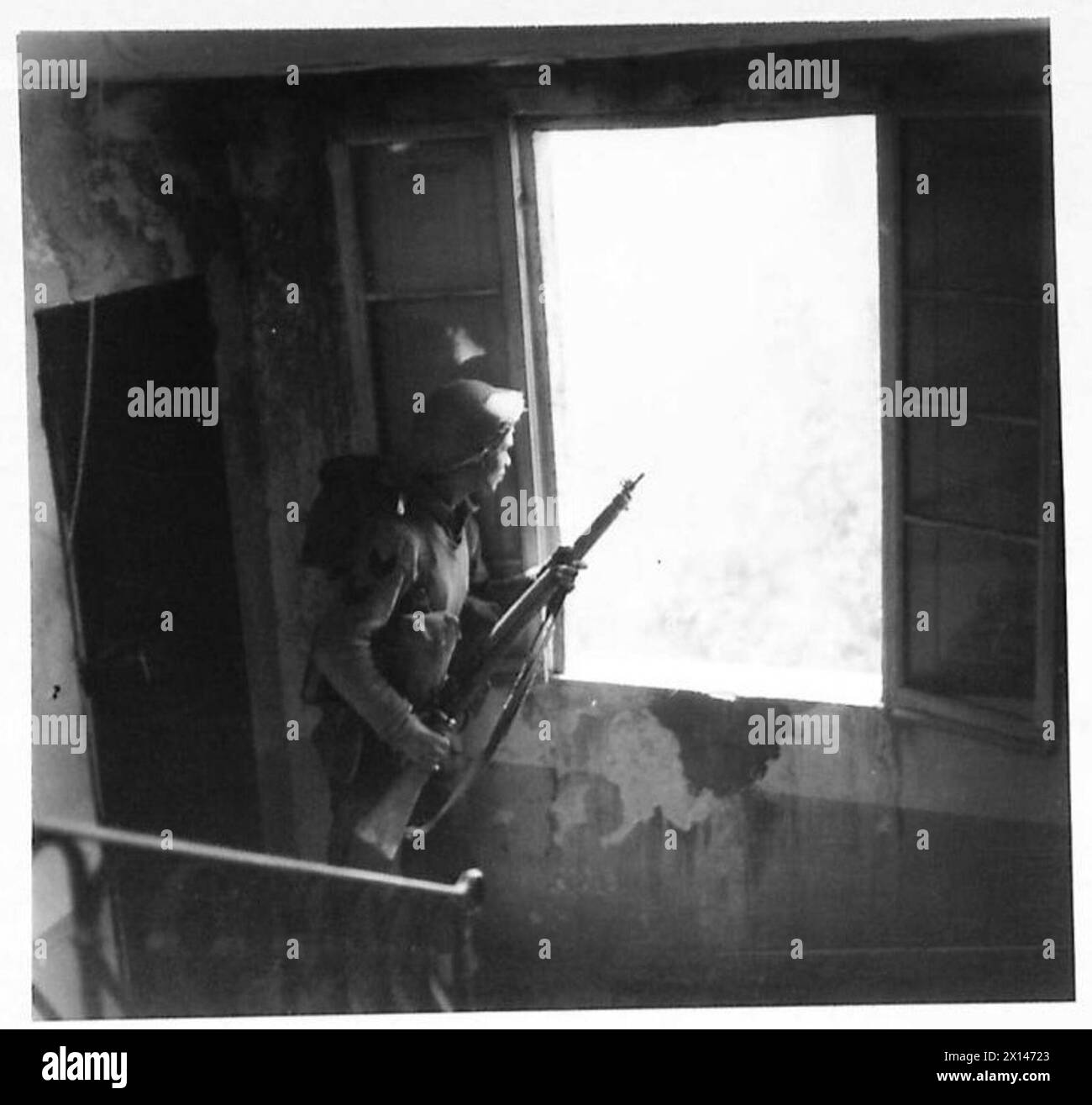 INDIAN TROOPS IN SOGLIANO AL RUBICONE Among the shellwrecked