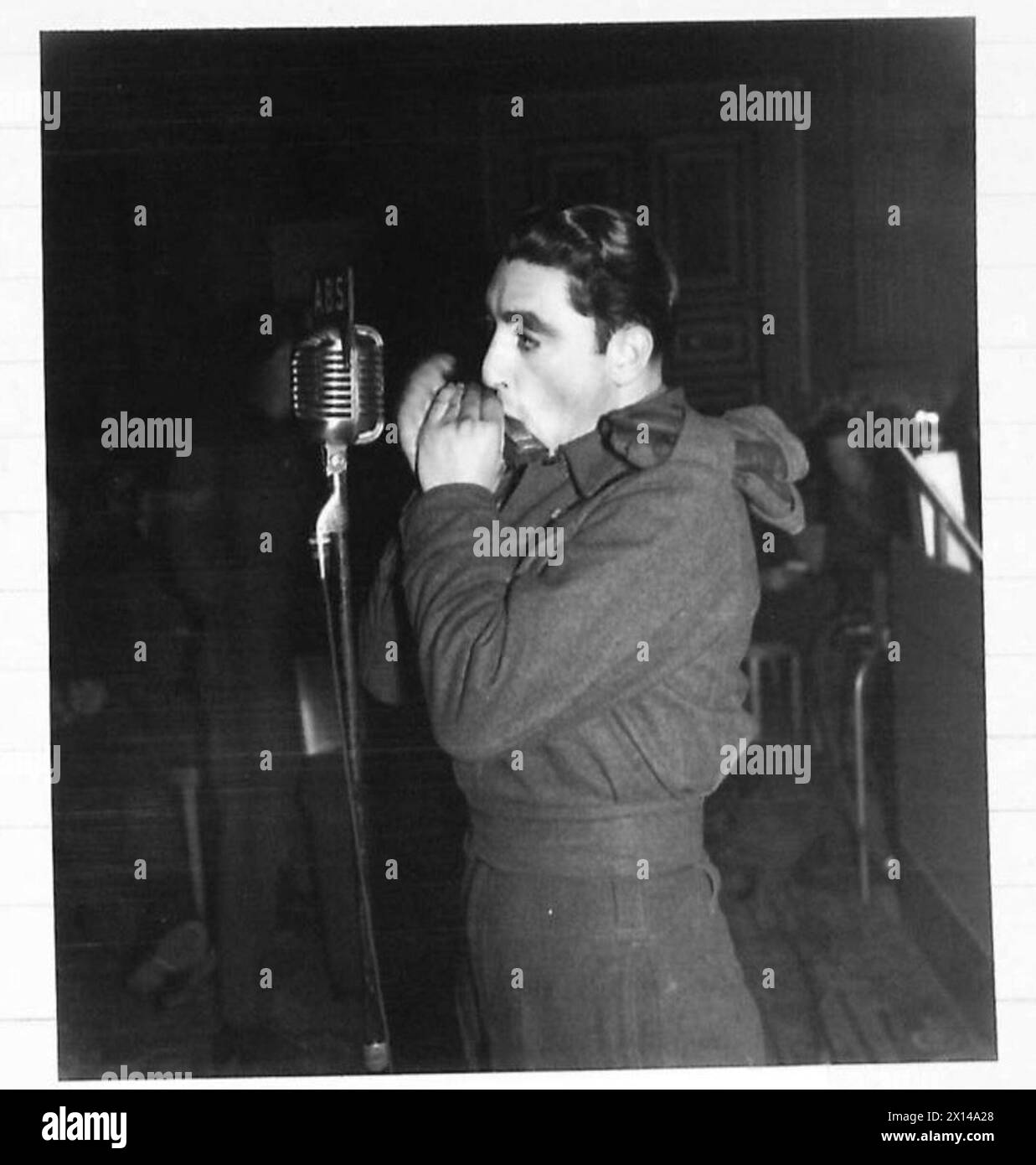 Role audition Black and White Stock Photos & Images - Alamy