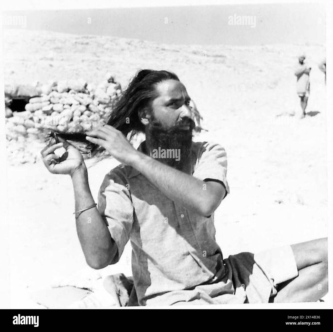 WITH THE SIKHS IN THE WESTERN DESERT Pictures of the various stages