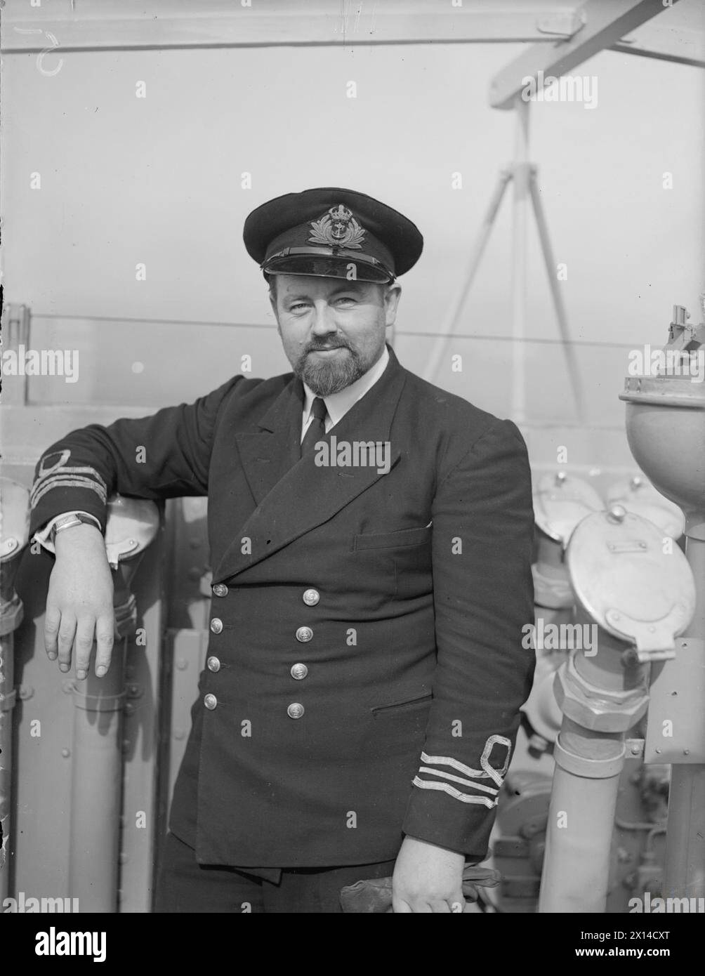 HMNZS ARABIS, NEW FLOWER CLASS CORVETTE FOR NEW ZEALAND. 24 MARCH 1944