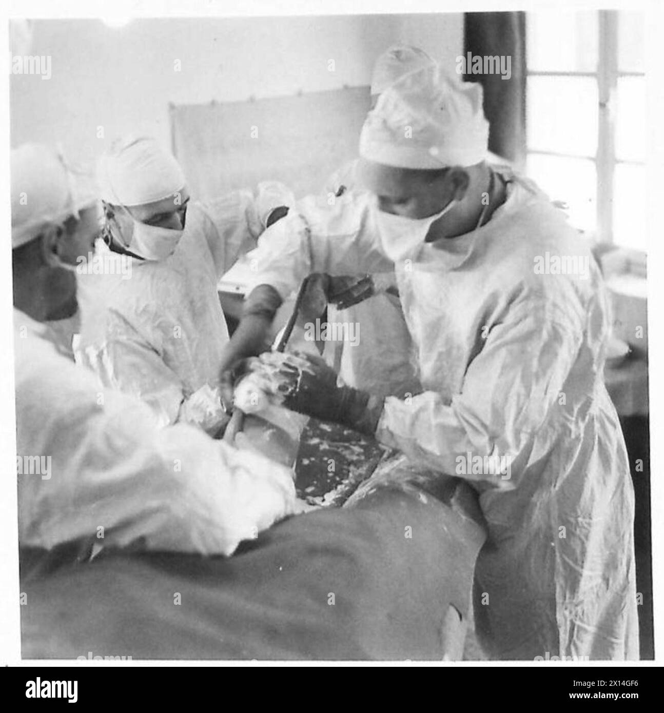 A CASUALTY CLEARING STATION AT WORK IN NORTH AFRICA The wound clean
