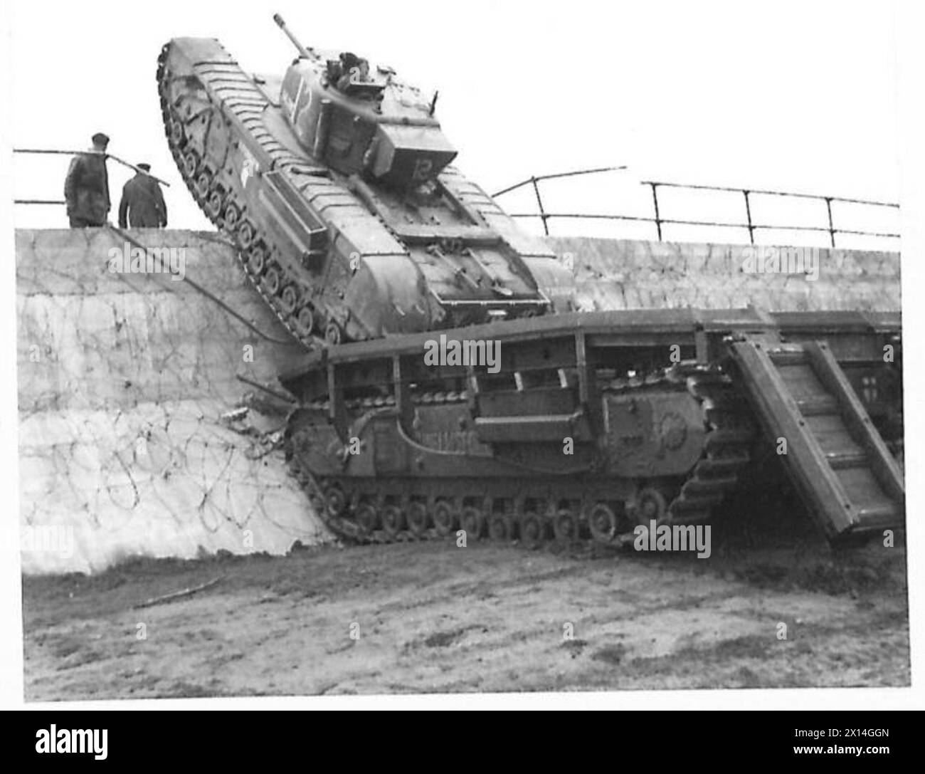 SPECIAL ASSIGNMENT FOR 79TH ARMOURED DIVISION - "Ark" trials. Churchill ...