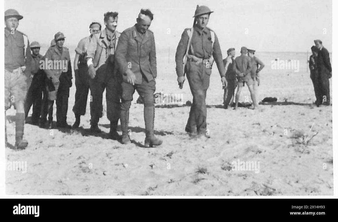 Photographs of captured soldiers Black and White Stock Photos 