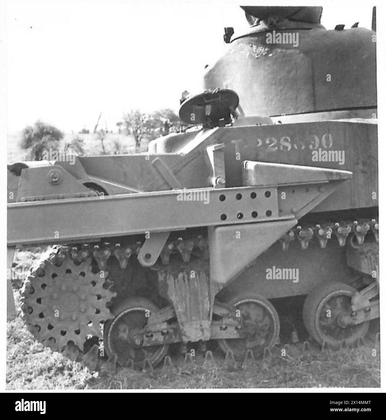SPECIAL ASSIGNMENT FOR 79TH ARMOURED DIVISION - Close-ups of balancing ...